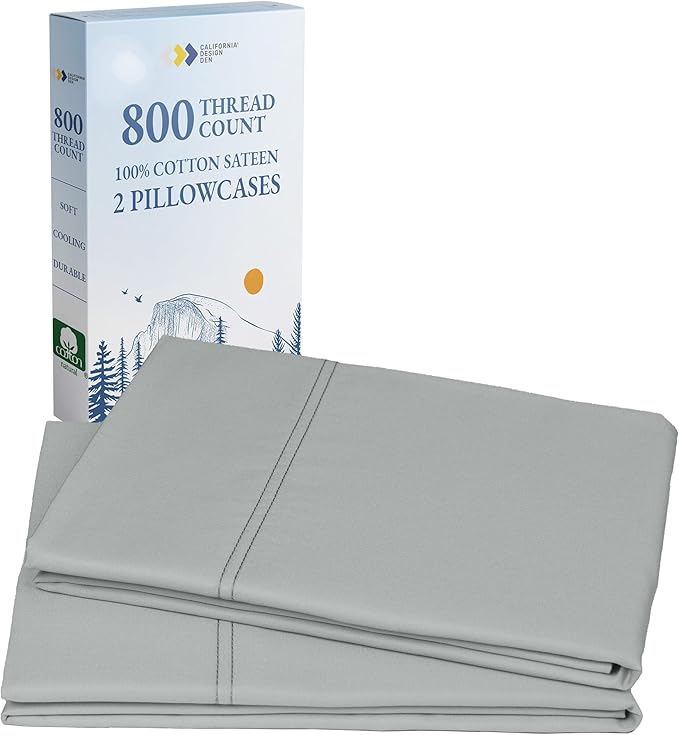 Heirloom Soft, Smooth & Thick Certified 800 Thread Count 100% Cotton Sateen by CaliforniaDesignDen