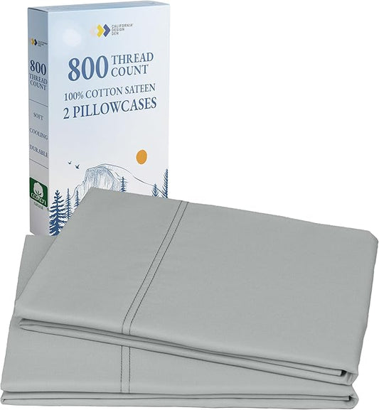 Heirloom Soft, Smooth & Thick Certified 800 Thread Count 100% Cotton Sateen by CaliforniaDesignDen