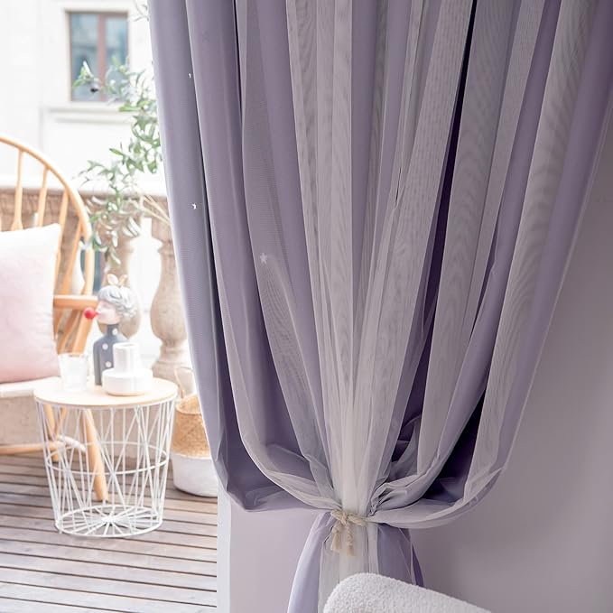 Stars Blackout Curtains for Bedroom - Image 9