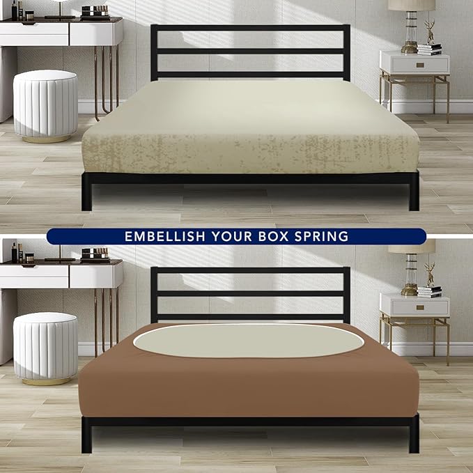 PureFit Stretchy Box Spring Cover Twin - Image 4