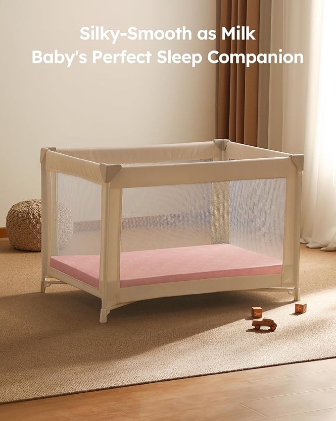 Pack and Play Sheets Fitted 3 Pack, Mini Crib Sheets - Image 7