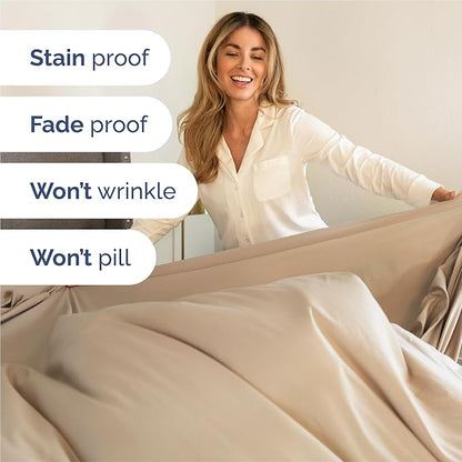 King Size 4 Piece Sheet Set - Image 5