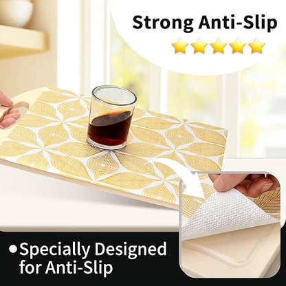 Shelf Liners for Kitchen Cabinets 23.62in x 39.5FT, Non Adhesive Cabinet Liner - Image 2