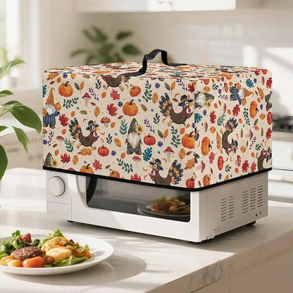 Microwave Oven Cover, Thanksgiving Turkey Dustproof Machine Protector - Image 3