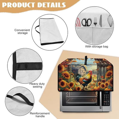 Toaster Oven Dust Cover Dustproof Smart Oven Air Fryer Microwave Cover - Image 5