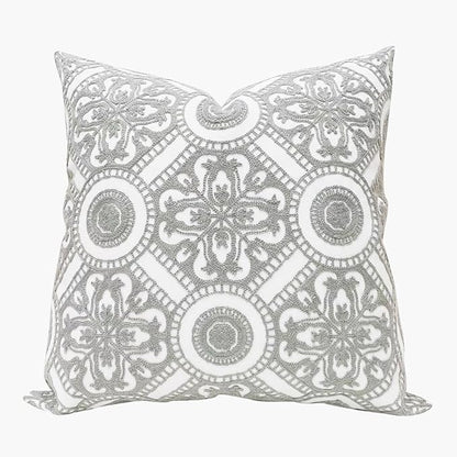 Slow Cow Embroidery Decorative Throw Pillow Cover Cushion Cover by SLOW+COW