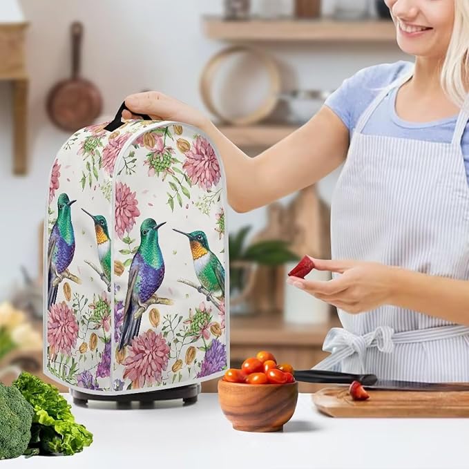 Floral Hummingbird Print Blender Covers - Image 3