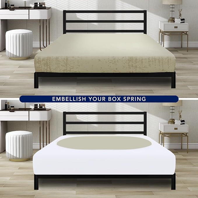 PureFit Stretchy Box Spring Cover Full - Image 4