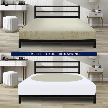 PureFit Stretchy Box Spring Cover Full - Image 4