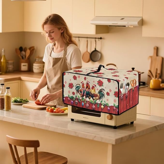 Christmas Toaster Oven Dust Cover - Image 6