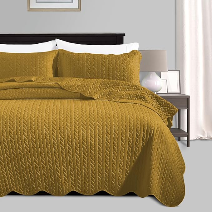 IR Imperial Rooms California King Quilt Bedding Set Size + 2 Pillow Shams by IRImperialRooms