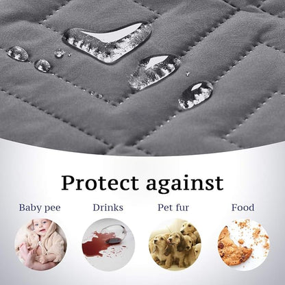 H.VERSAILTEX Futon Cover Reversible Sofa Slipcover Furniture Protector Water - Image 3