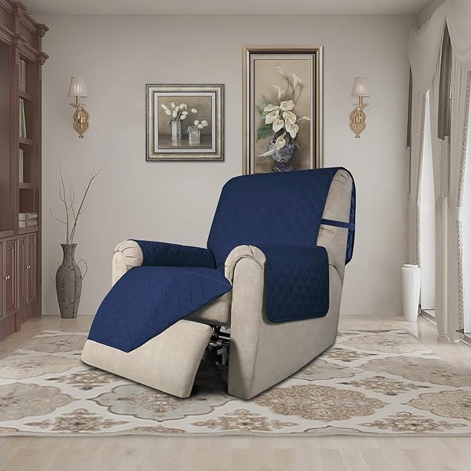 Easy-Going Recliner Chair Slipcover Reversible Sofa Cover Water Resistant Couch - Image 2