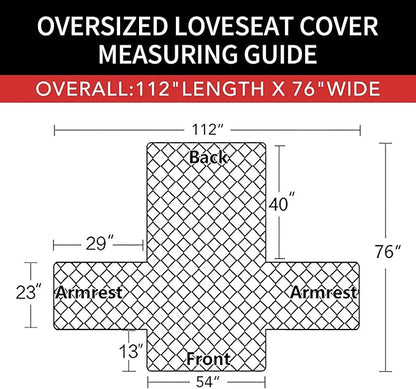 Easy-Going Sofa Slipcover Reversible Loveseat Sofa Cover Couch Cover - Image 6
