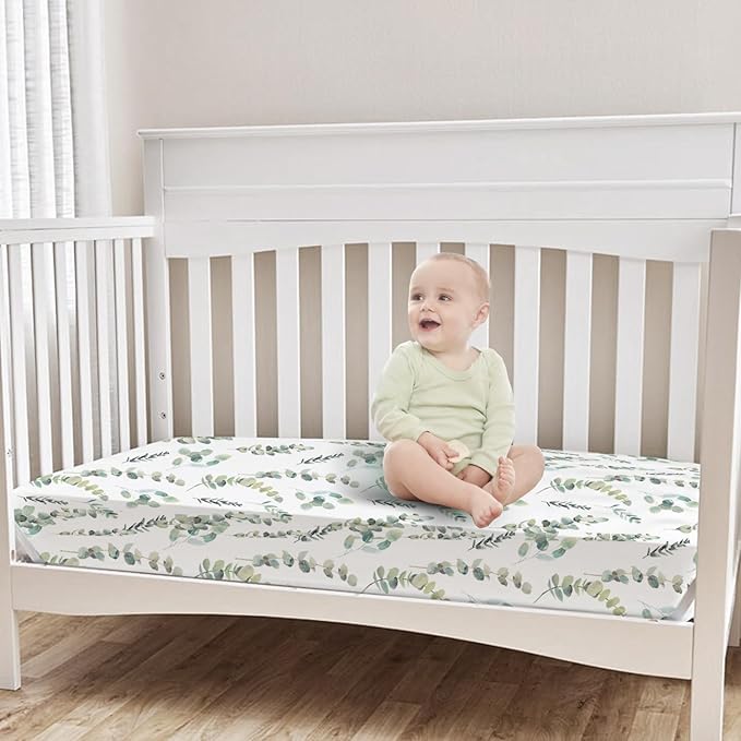 Bimocosy Crib Sheets 4 Pack, Baby Crib Sheets Fitted - Image 7