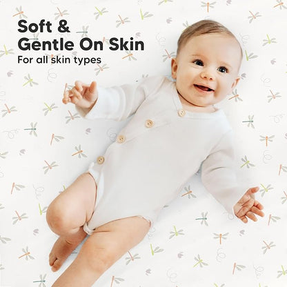2-Pack Mini Crib Sheets Fitted - Image 4