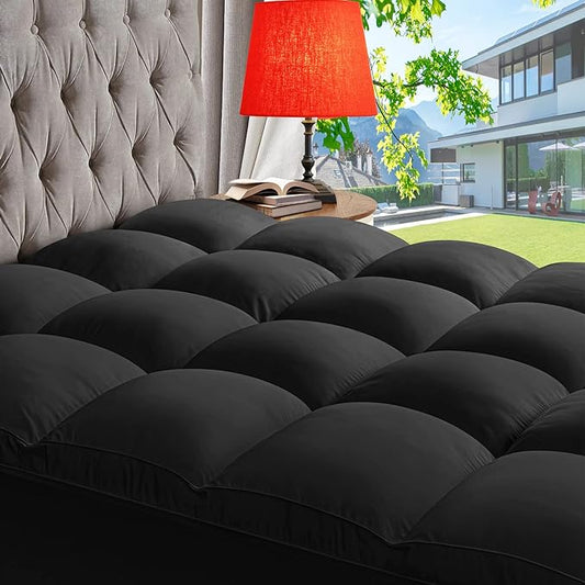 ABENE Mattress Topper Full for Back Pain Relief, Extra Thick Mattress Pad by ABENE