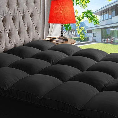 ABENE Mattress Topper for Back Pain Relief, Extra Thick Mattress Pad Pillowtop by ABENE