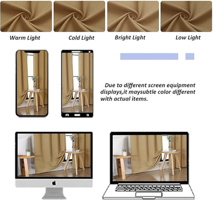 Gwine Short Curtains for Bedroom 45 Inches Long, Short Half Window Kitchen - Image 7