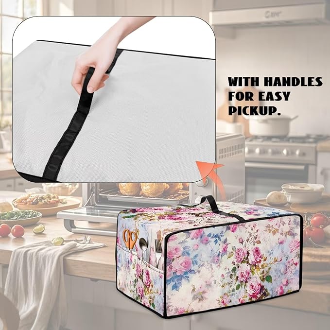 Toaster Oven Dust Cover with Pockets, Stain-resistant Kitchen Electrical - Image 4