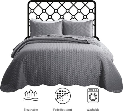 IR Imperial Rooms 8 Pack California King Quilt Bedding Set - Image 7