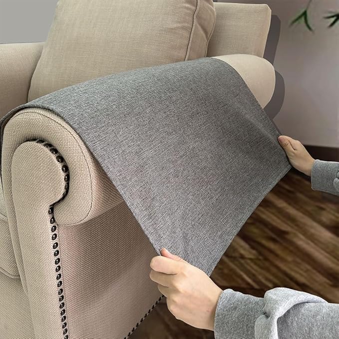Couch Arm Covers, Anti-Slip Sofa Armrest Cover - Image 3