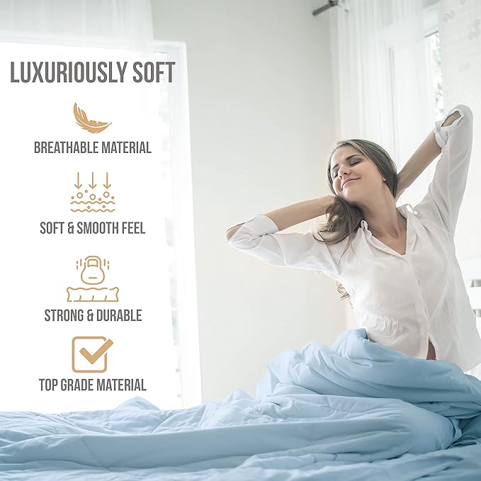 Full Size Bed Sheets Cooling - Image 2