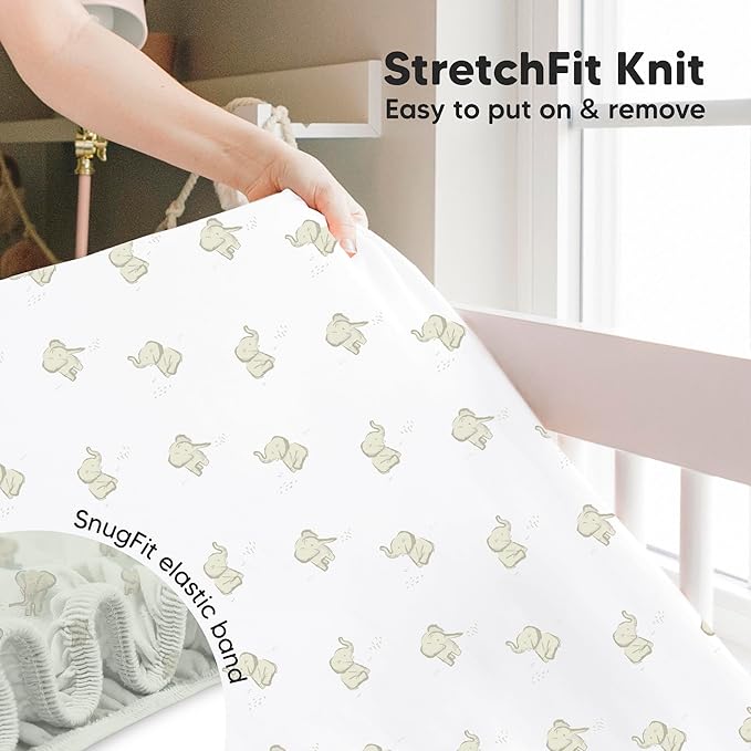 KeaBabies 2-Pack Baby Crib Sheets - Image 6