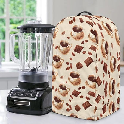 Blender Dust Cover, Coffee Drink Pattern Stand Mixer Appliance Covers, Anti by Unknown