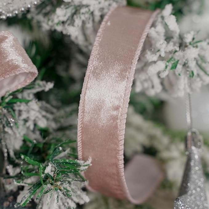 MEEDEE Rose Gold Velvet Ribbon - Image 6