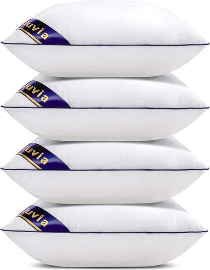 Siluvia Decorative 18x18 Pillow Inserts Set of 4 by SiluviaHome