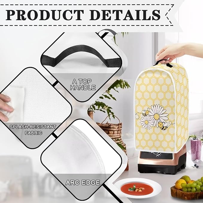Blender Covers For Kitchen Food Processor Cover Blender Cover Dust Cover Print - Image 4