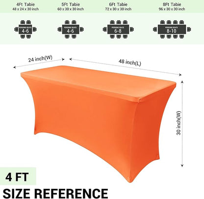 Obstal 4Ft Stretch Spandex Table Cover - Image 4