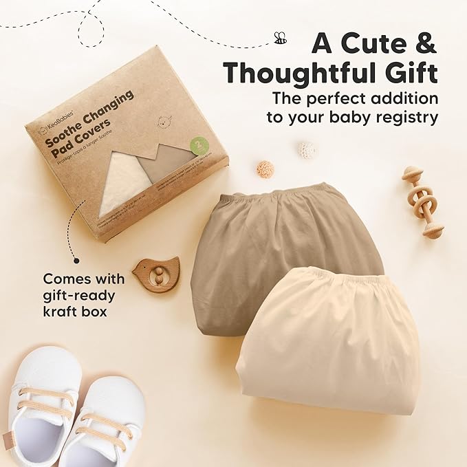 2-Pack Organic Changing Pad Covers - Image 9