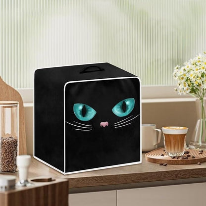 Mumeson Black Cat Coffee Maker Cover Kitchen Stand Mixer or Coffee Maker Covers - Image 6