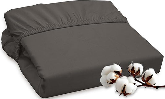ROYALE LINENS 300 Thread Count 100% Long Staple Combed Cotton Fitted Sheet by ROYALELINENS