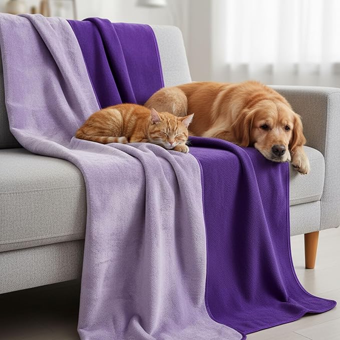 Waterproof Blanket for Bed Couch Sofa, Fleece and Flannel Waterproof Mat - Image 2