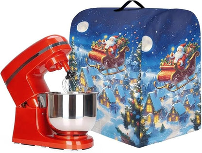 Christmas Stand Mixer Covers Kitchen Appliance Dust Cover Protective Santa - Image 3
