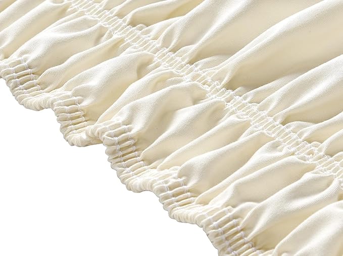 Ivory Wrap Around Bed Skirts - Image 4