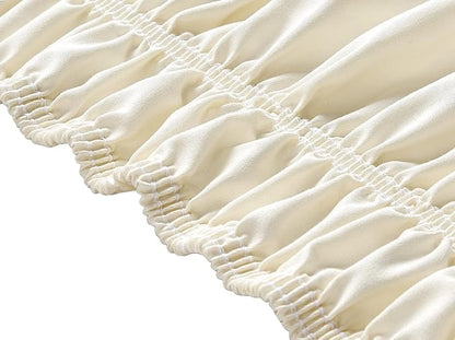 Ivory Wrap Around Bed Skirts - Image 4