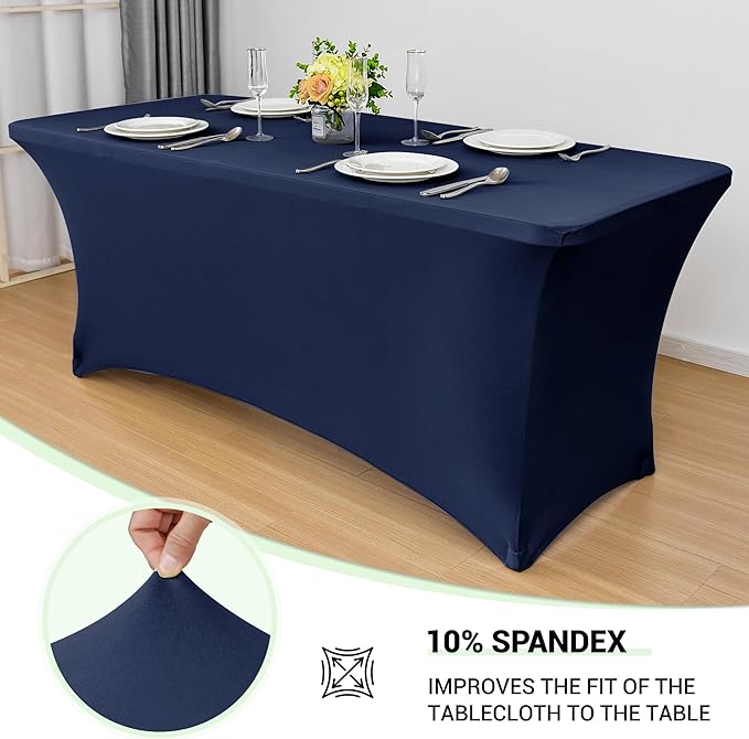 Obstal 4Ft Stretch Spandex Table Cover - Image 2