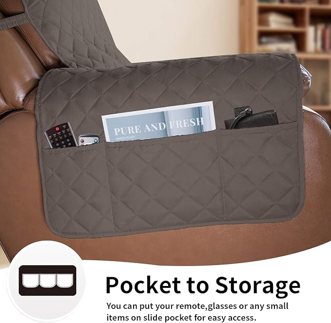 Easy-Going Oversized Recliner Cover Reversible Couch Cover Sofa Cover - Image 3