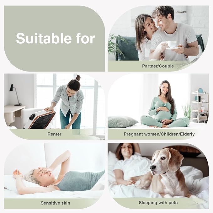 Novilla Twin Mattress Topper, Extra Thick Pillow Top Mattress Pad - Image 7