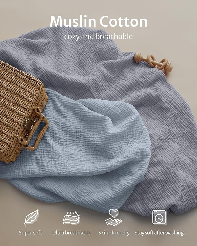 Blissful Diary Muslin Crib Sheets - Image 2