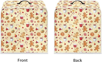 Christmas Coffee Maker Cover Dust Resistant Small Kitchen Appliance Protector - Image 2