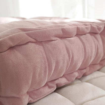 vctops Square Solid Color Velvet Seat Cushion - Image 7
