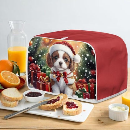 ZFRXIGN Christmas Puppy Dog Toaster Cover 4 Slice Toaster Dust Cover Small - Image 4