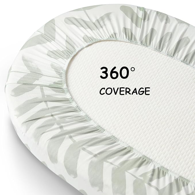 Yoofoss Bassinet Sheets for Baby, Baby Delight, Angelbliss, Soft Breathable - Image 7