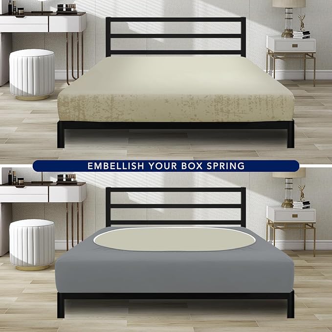 PureFit Stretchy Box Spring Cover Queen - Image 4