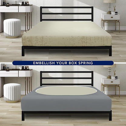 PureFit Stretchy Box Spring Cover Queen - Image 4